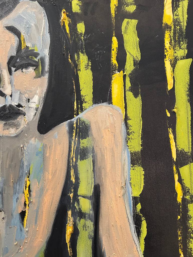 Original Abstract Women Painting by Ginny Nagy