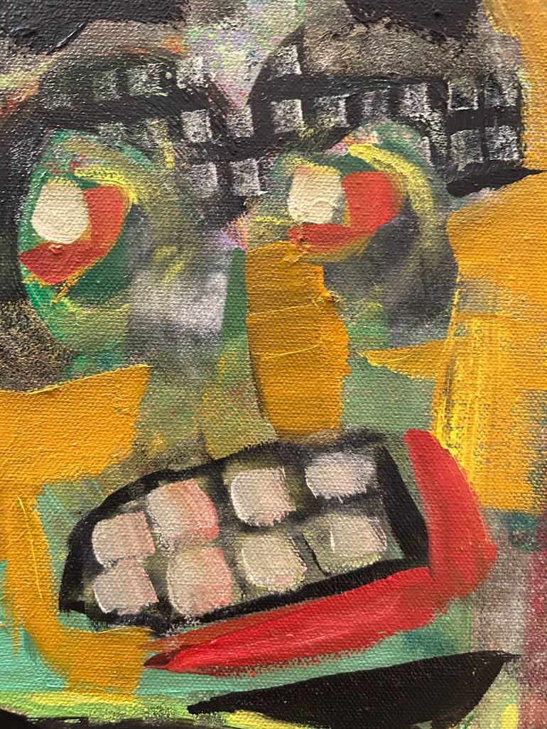 Original Abstract Expressionism Abstract Painting by Ginny Nagy