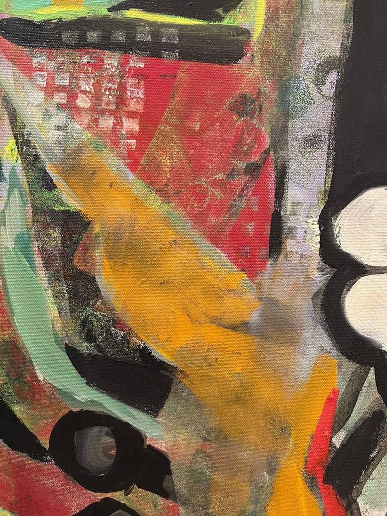 Original Abstract Expressionism Abstract Painting by Ginny Nagy
