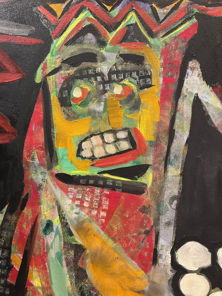 Original Abstract Expressionism Abstract Painting by Ginny Nagy