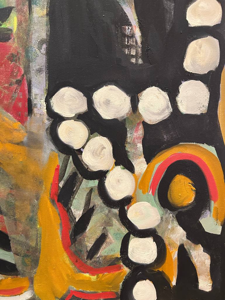 Original Abstract Expressionism Abstract Painting by Ginny Nagy