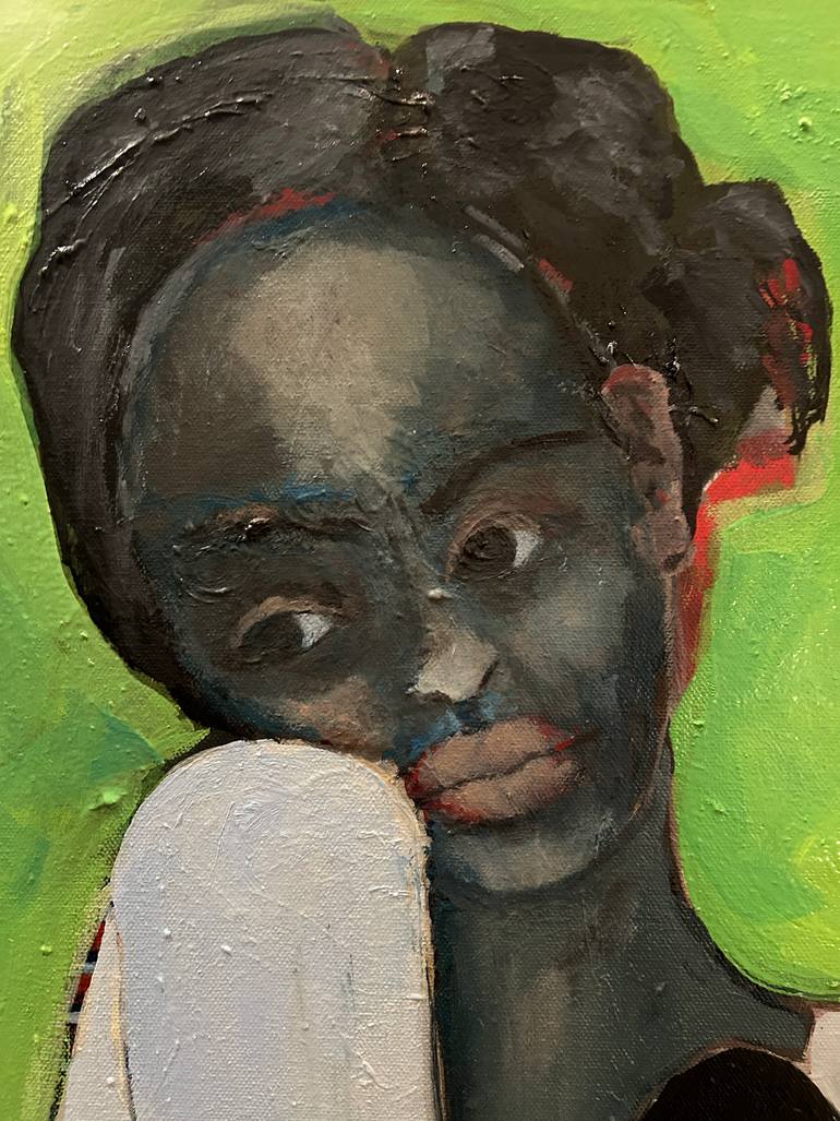 Original Contemporary People Painting by Ginny Nagy