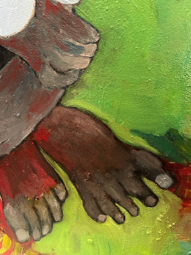 Original Contemporary People Painting by Ginny Nagy