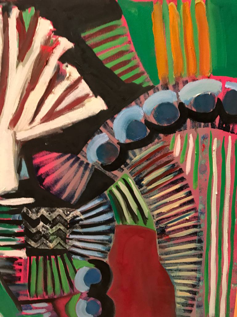 Original Expressionism Abstract Painting by Ginny Nagy