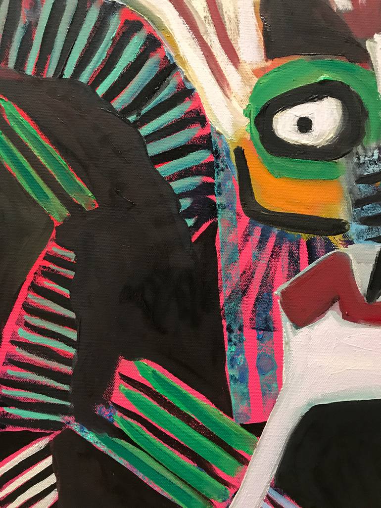 Original Expressionism Abstract Painting by Ginny Nagy