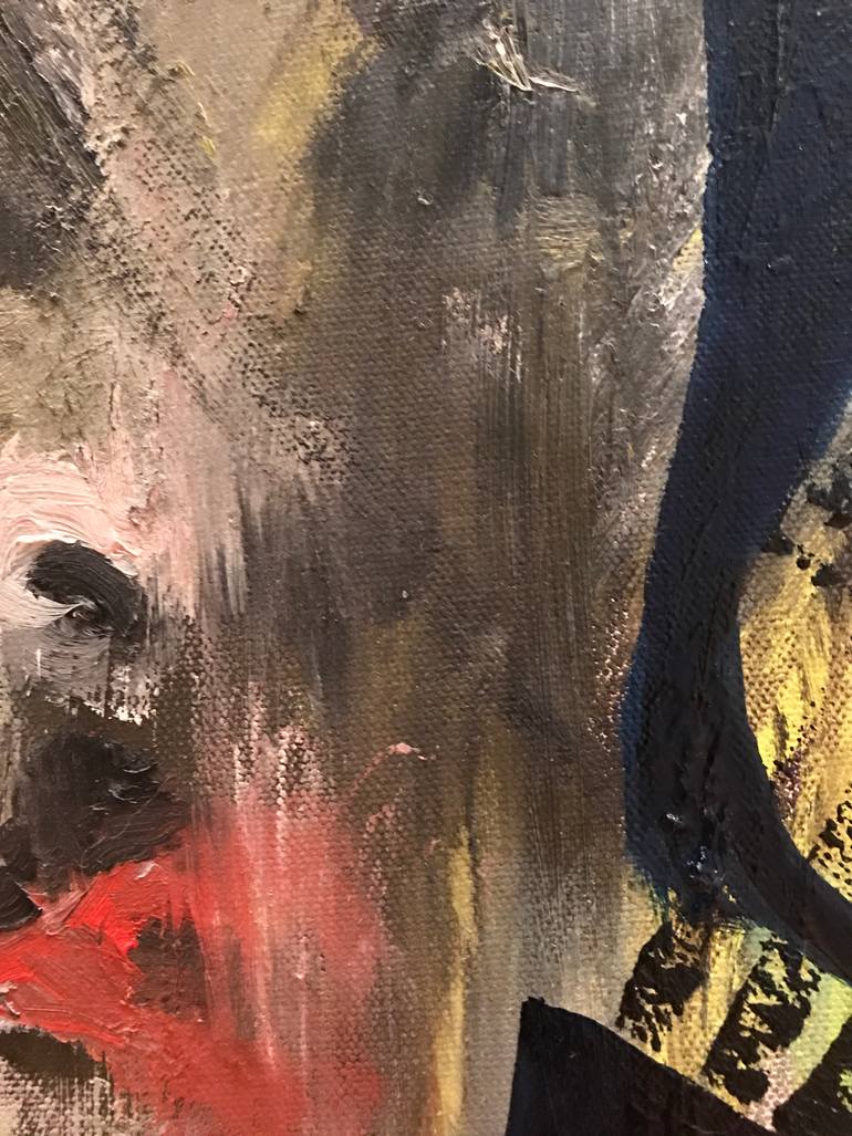 Original Abstract Expressionism Abstract Painting by Ginny Nagy