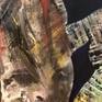 This is an original oil on canvas painting by Ginny Nagy. As all of Nagy's paintings, this too was created based on mood.