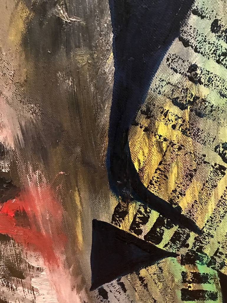 Original Abstract Expressionism Abstract Painting by Ginny Nagy