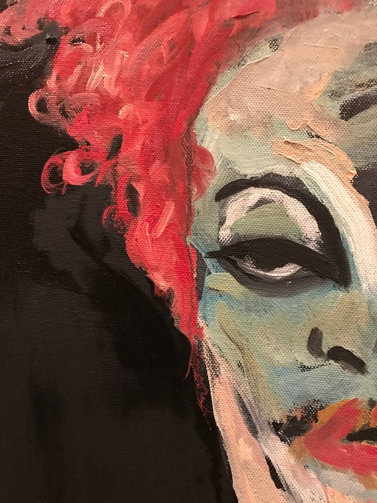Original Abstract Expressionism People Painting by Ginny Nagy