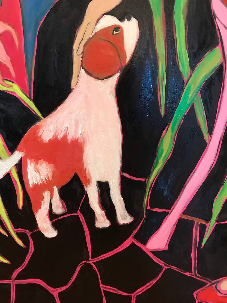 Original Figurative Animal Painting by Ginny Nagy