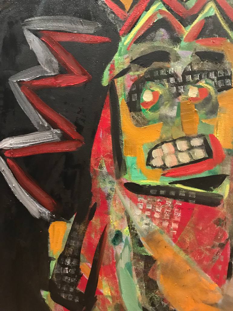 Original Abstract Expressionism Abstract Painting by Ginny Nagy