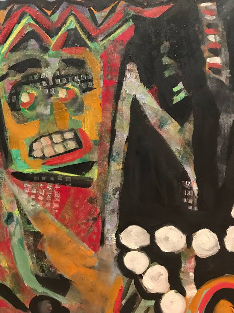 Original Abstract Expressionism Abstract Painting by Ginny Nagy