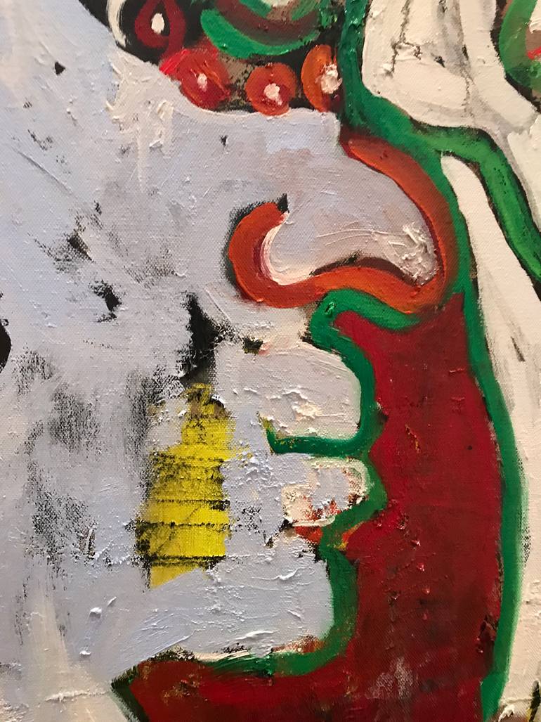 Original Abstract Expressionism Abstract Painting by Ginny Nagy