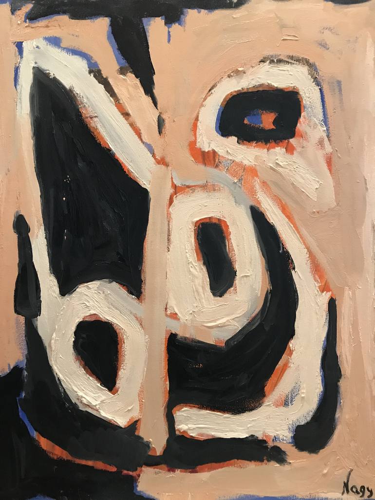 I Like When He Snores Because I Know He's Alive Original Painting by ginny nagy