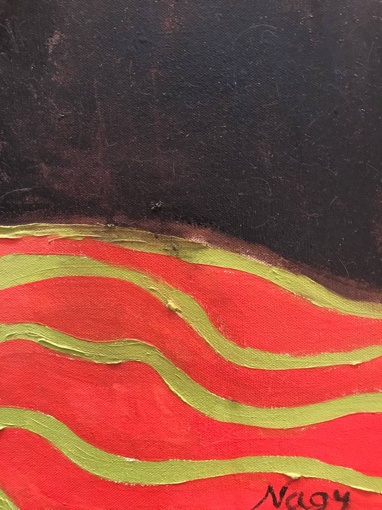Original Abstract People Painting by Ginny Nagy