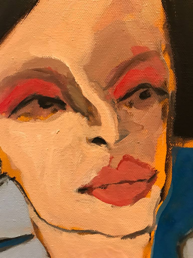 Original Abstract Garden Painting by Ginny Nagy