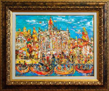 Print of Impressionism Cities Paintings by Romeo Smilianov