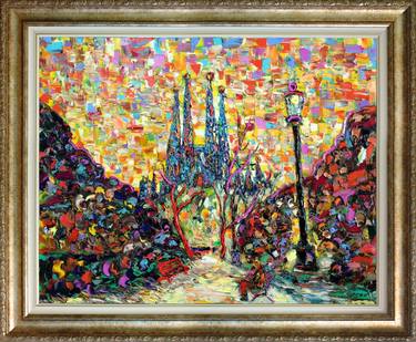 Original Impressionism Cities Paintings by Romeo Smilianov