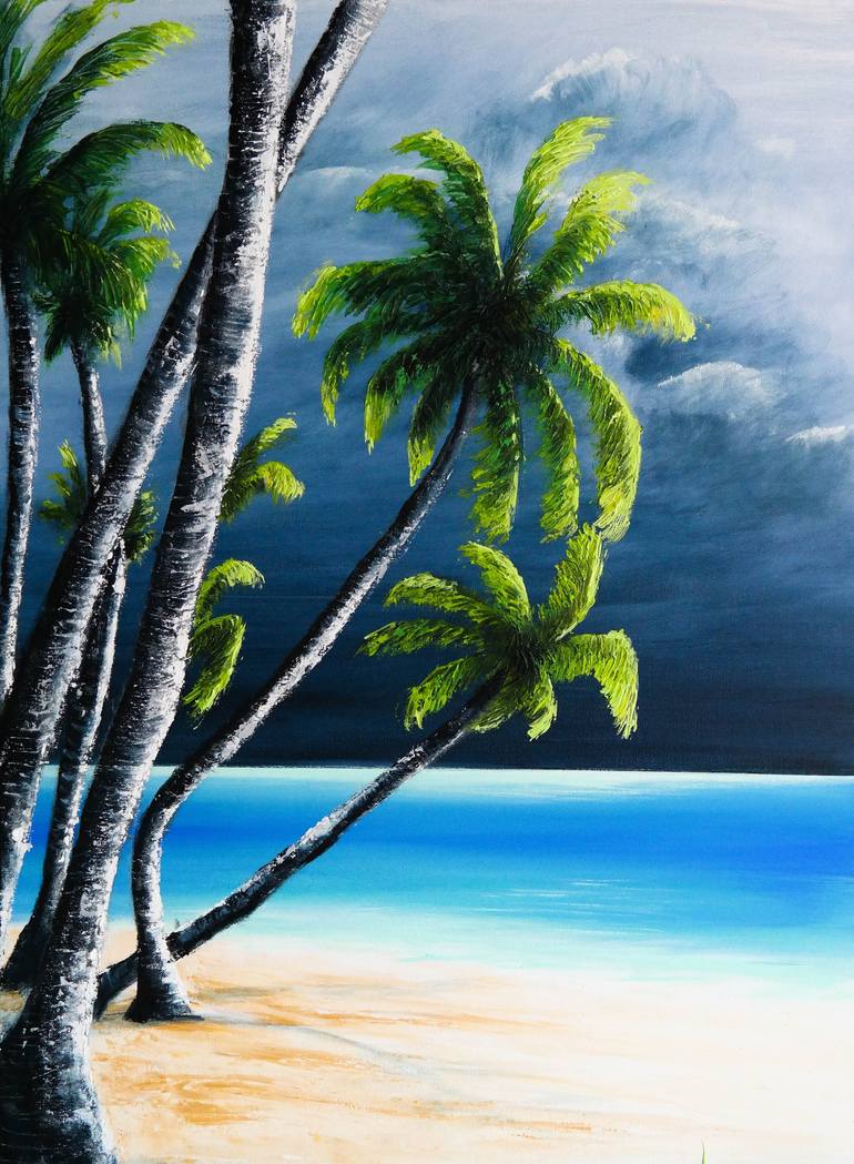 Original Impressionism Seascape Painting by Danijela  Dan