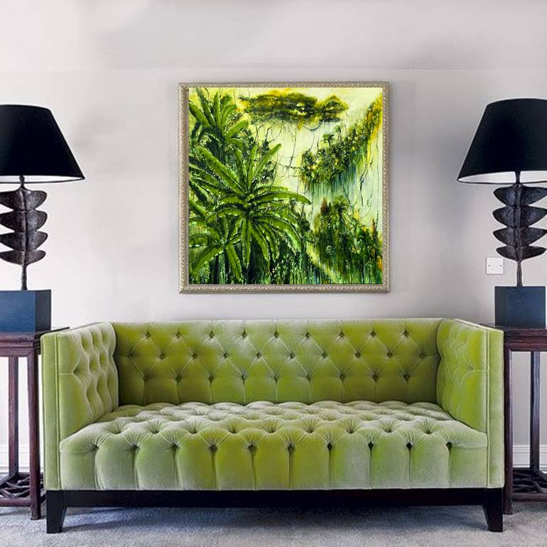 Original Color Field Painting Landscape Painting by Danijela  Dan
