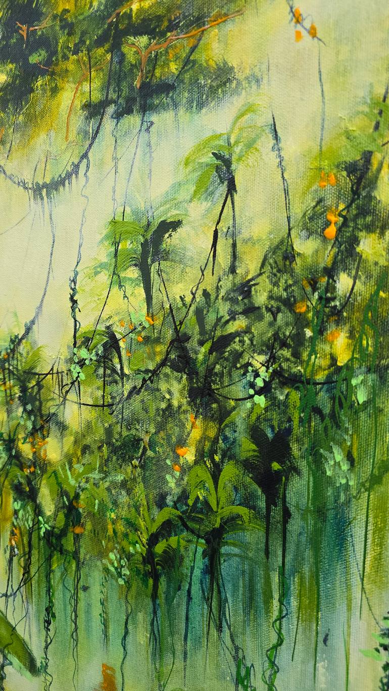Original Color Field Painting Landscape Painting by Danijela  Dan