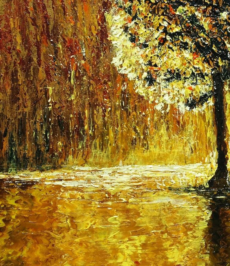 Original Impressionism Landscape Painting by Danijela  Dan