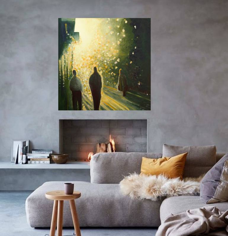 Original Impressionism Cities Painting by Danijela  Dan