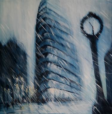 Original Expressionism Cities Paintings by Danijela Dan