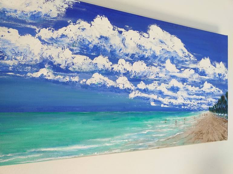 Original Seascape Painting by Danijela  Dan
