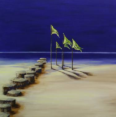Original Abstract Beach Paintings by Danijela Dan