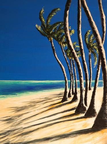 Original Impressionism Beach Paintings by Danijela Dan