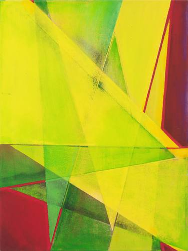 Original Abstract Geometric Paintings by Samuel Jungkurth