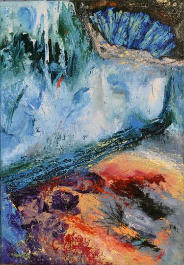 Original Abstract Expressionism Abstract Paintings by Sergey Lutsenko