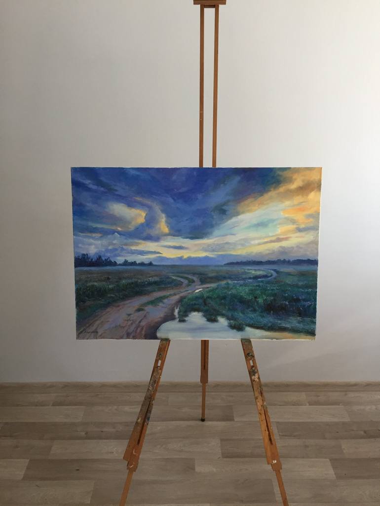 Original Realism Landscape Painting by Sergey Lutsenko