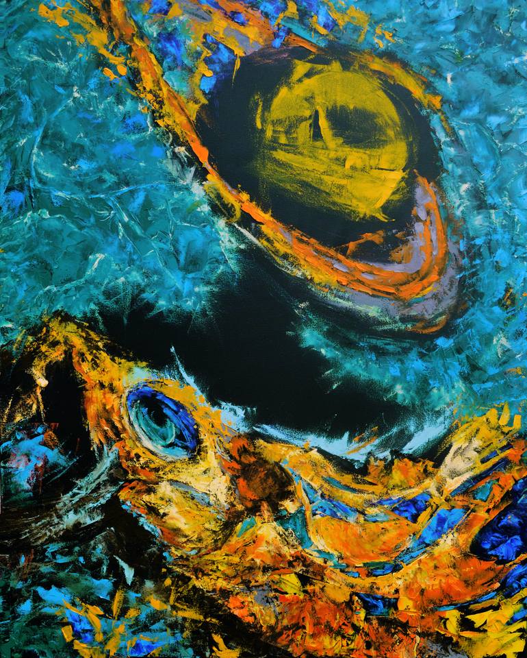 Original Abstract Women Paintings by Sergey Lutsenko