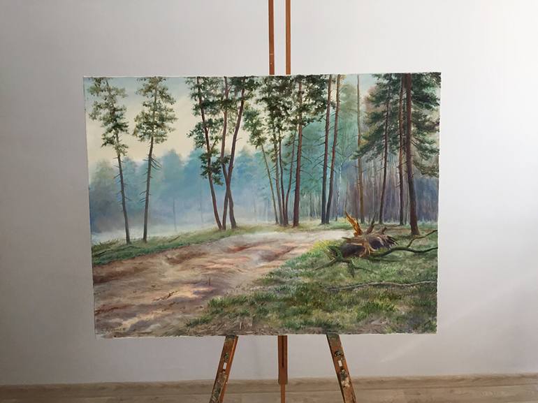 Original Realism Landscape Painting by Sergey Lutsenko