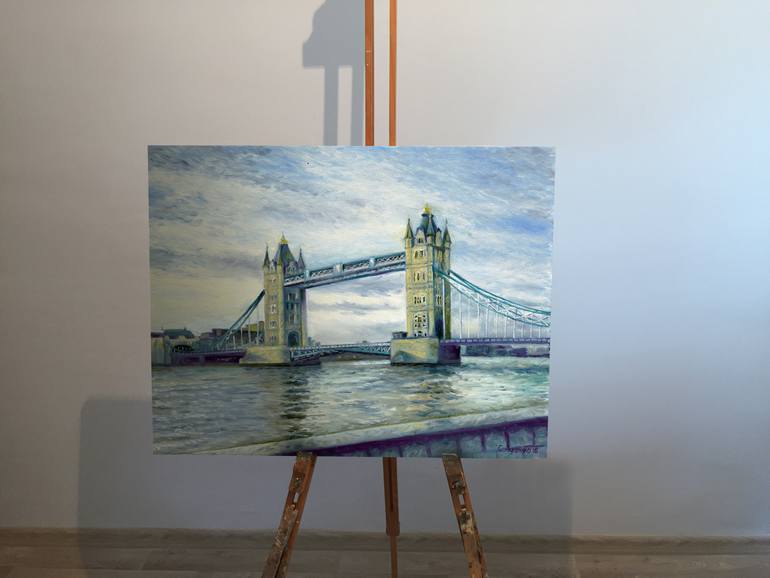 Original Impressionism Cities Painting by Serhii Lutsenko