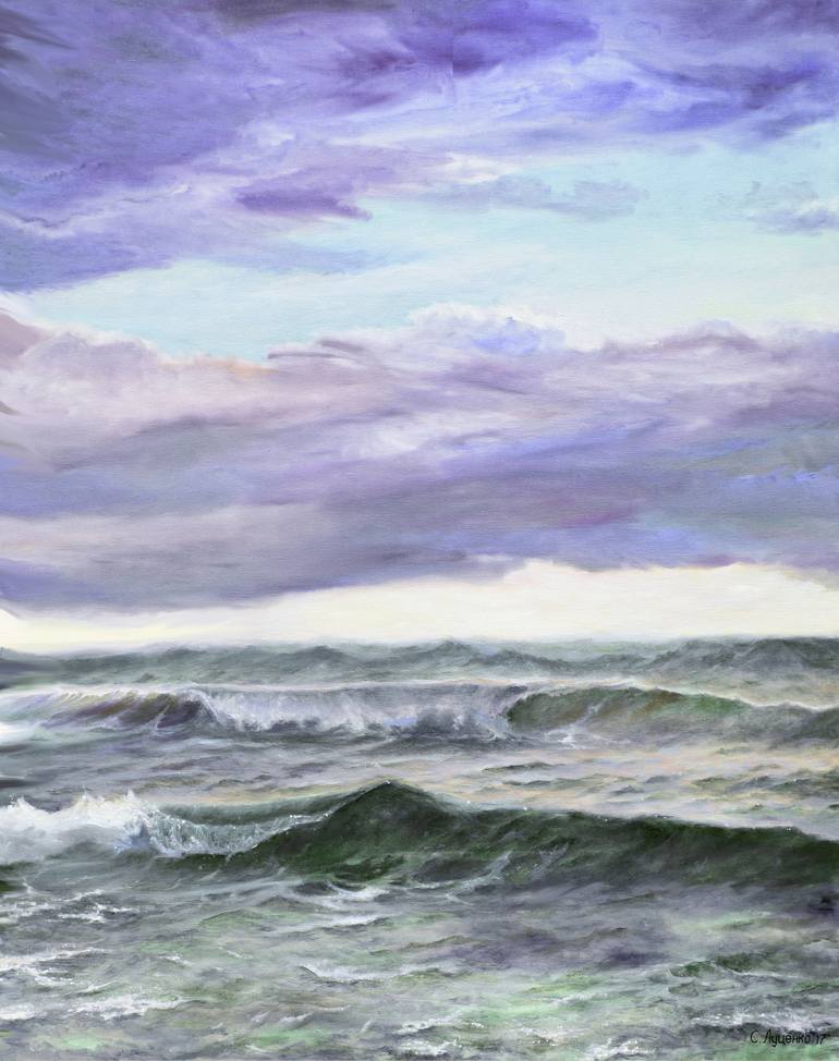 Original Realism Seascape Painting by Sergey Lutsenko