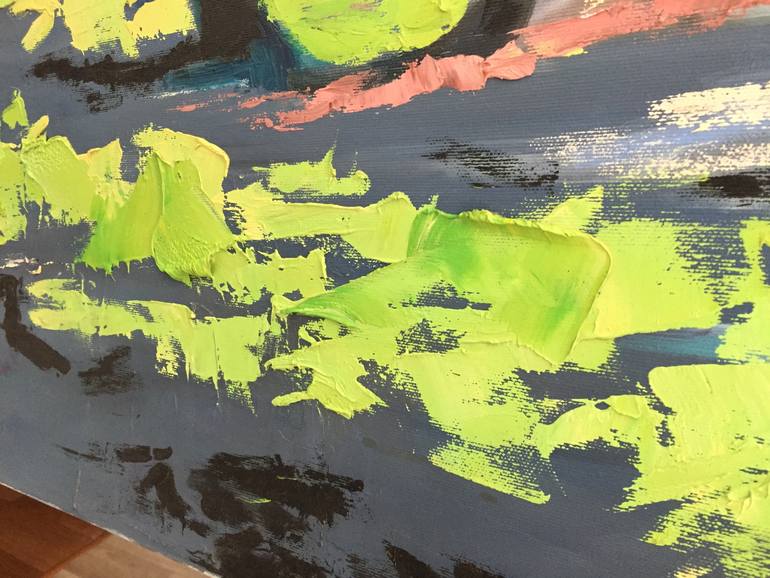 Original Abstract Landscape Painting by Serhii Lutsenko