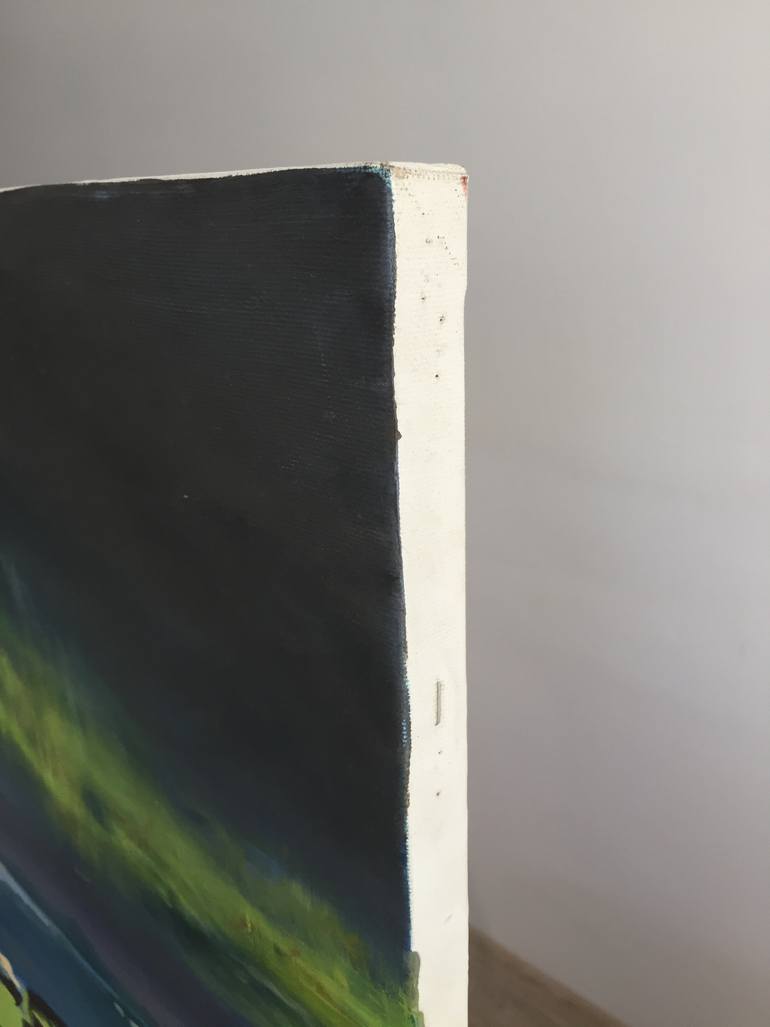 Original Abstract Landscape Painting by Serhii Lutsenko