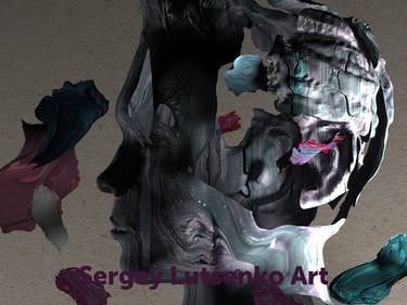 Original Conceptual Men Mixed Media by Sergey Lutsenko