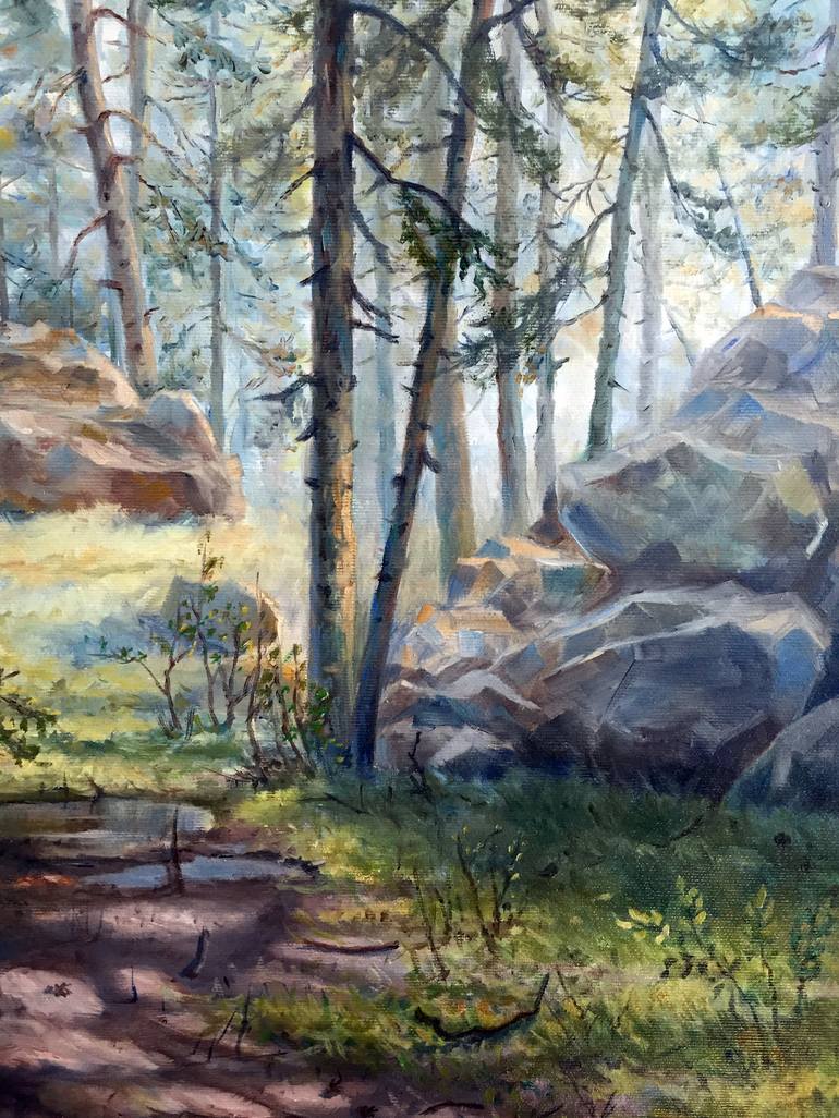 Original Realism Landscape Painting by Sergey Lutsenko