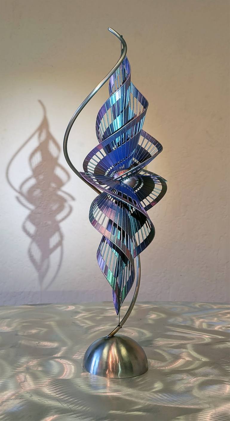 Original Geometric Abstract Sculpture by Lyle London