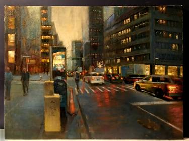 Original Expressionism Architecture Paintings by Hall Groat II