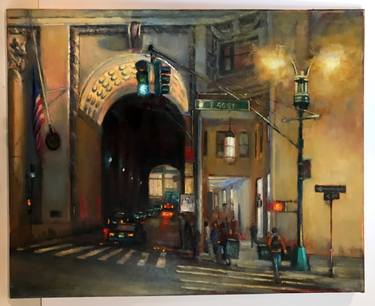 Original Expressionism Architecture Paintings by Hall Groat II