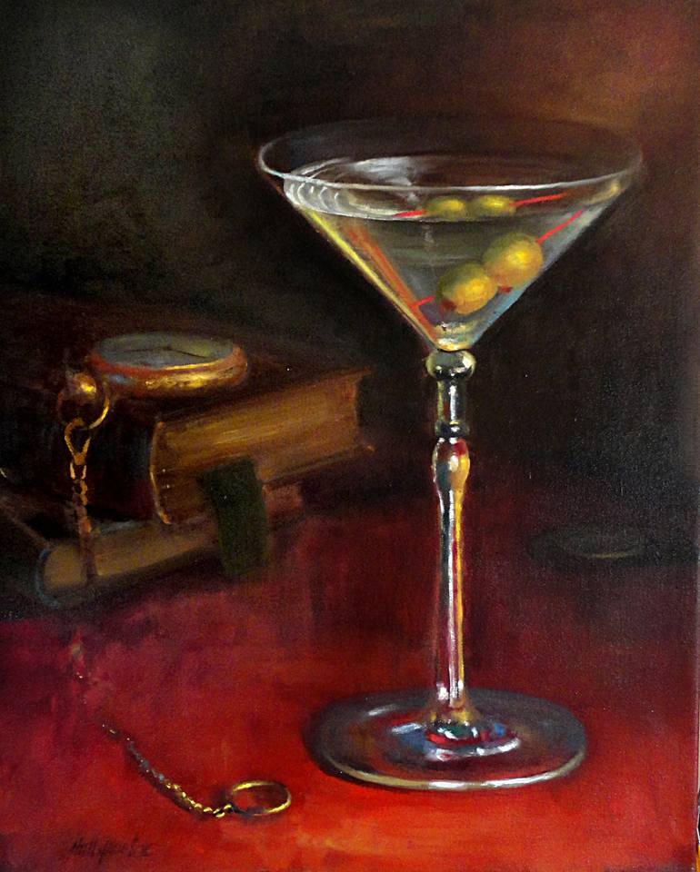 James Bond Martini Shaken Not Stirred Painting By Hall Groat Ii Saatchi Art,French Connection Drink With Grand Marnier