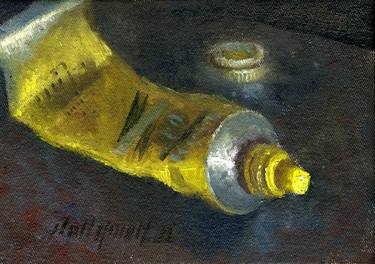 Cadmium Yellow Artist Oil Paint Tube thumb
