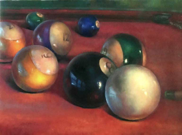 Print of Realism Sports Paintings by Hall Groat Ii