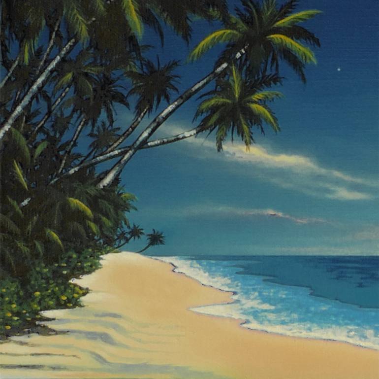 Original Fine Art Beach Painting by Ron Beller