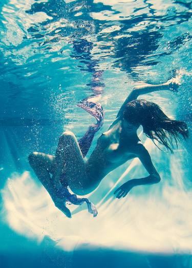 Underwater Beach Naked - Underwater Motion Photography by Marek Musil | Saatchi Art